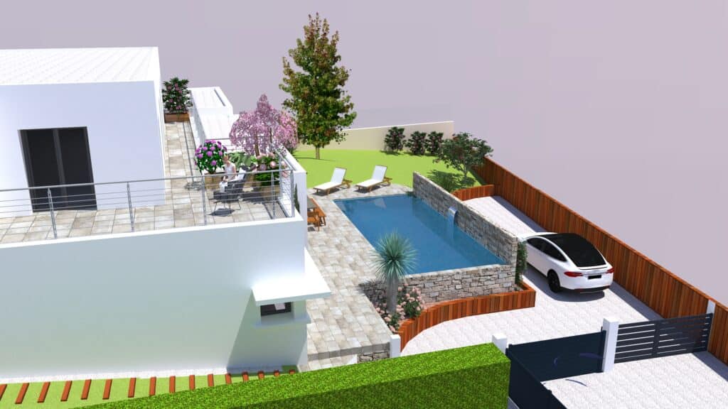 Conception jardin 3d